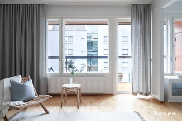 Kerrostalo, 2h, kk, lasitettu parveke, 47,5 m², Myllypuro