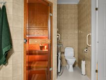 Sauna ja wc - Bastu och wc