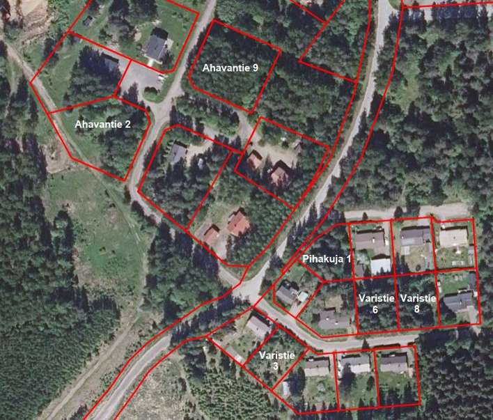 Tontti, 1 224 m², Puhos - Näkymä 2