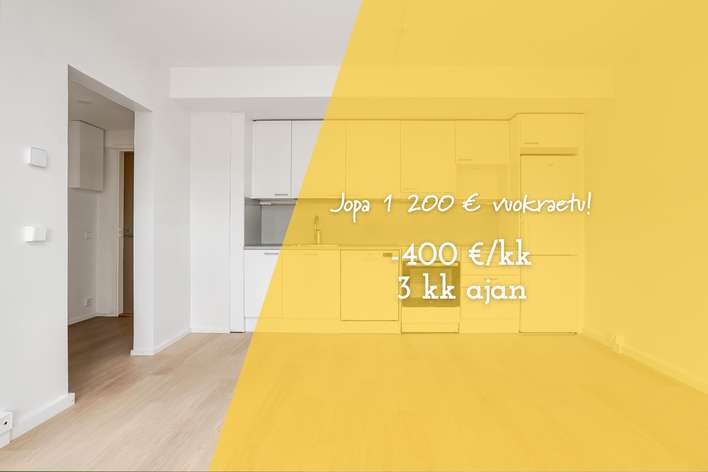 Kerrostalo, 2h+kt, 37,5 m², Pitäjänmäki, Helsinki