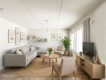 Tervetuloa valoisaan sisäpihan kaksioon Huopalahteen meren välittömään tuntumaan!