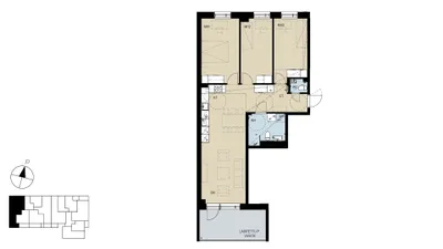 Kerrostalo, 4h+kt, 88 m², Aurinkolahti - View 2