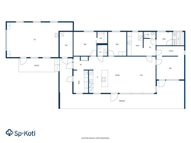 Omakotitalo, 4h+k+s+ph+s+khh+pukuh+2xwc+arkiet+2xvh+autotalli+tekn+terassi, 124 m², Siivikkala - Näkymä 2
