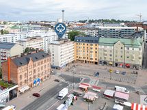 Sijainti keskustan sykkeessä