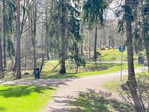 aivan vieressä on upeita ulkoilumaastoja