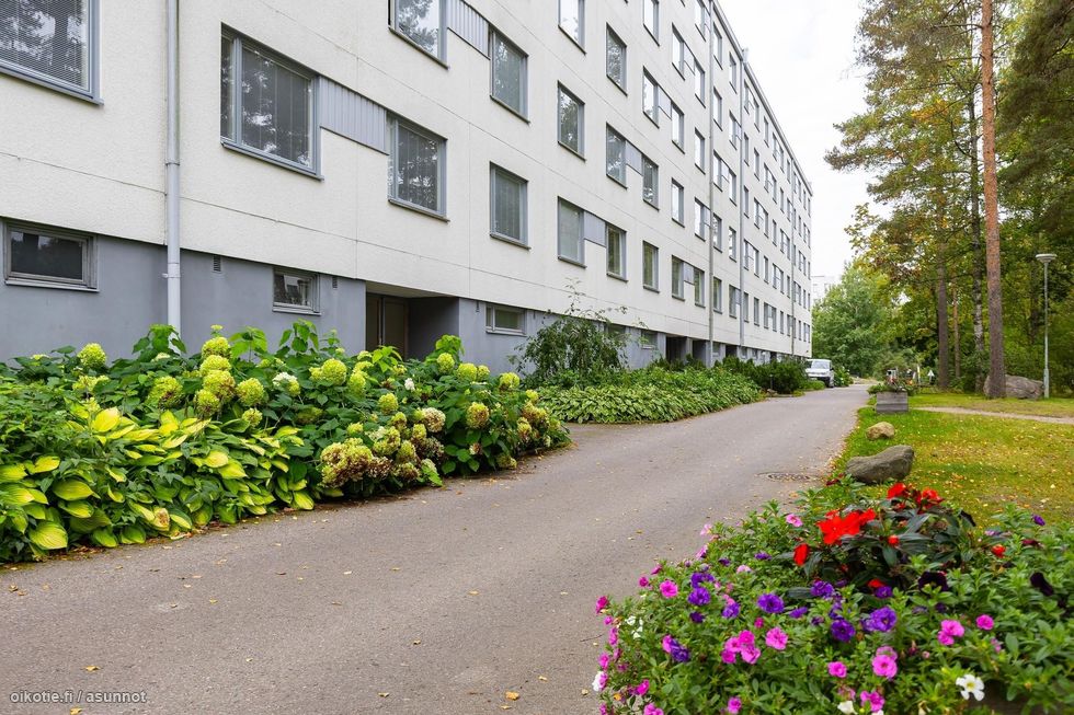 Talo edestä /sisääntulo puoli