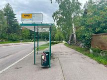 Aivan vierestä löytyy bussipysäkki