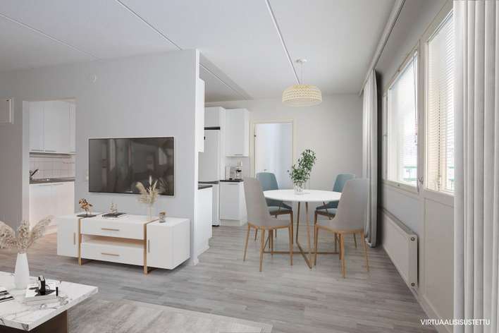Kerrostalo, 3H+K+S, 74,5 m², Vehkoja, Hyvinkää