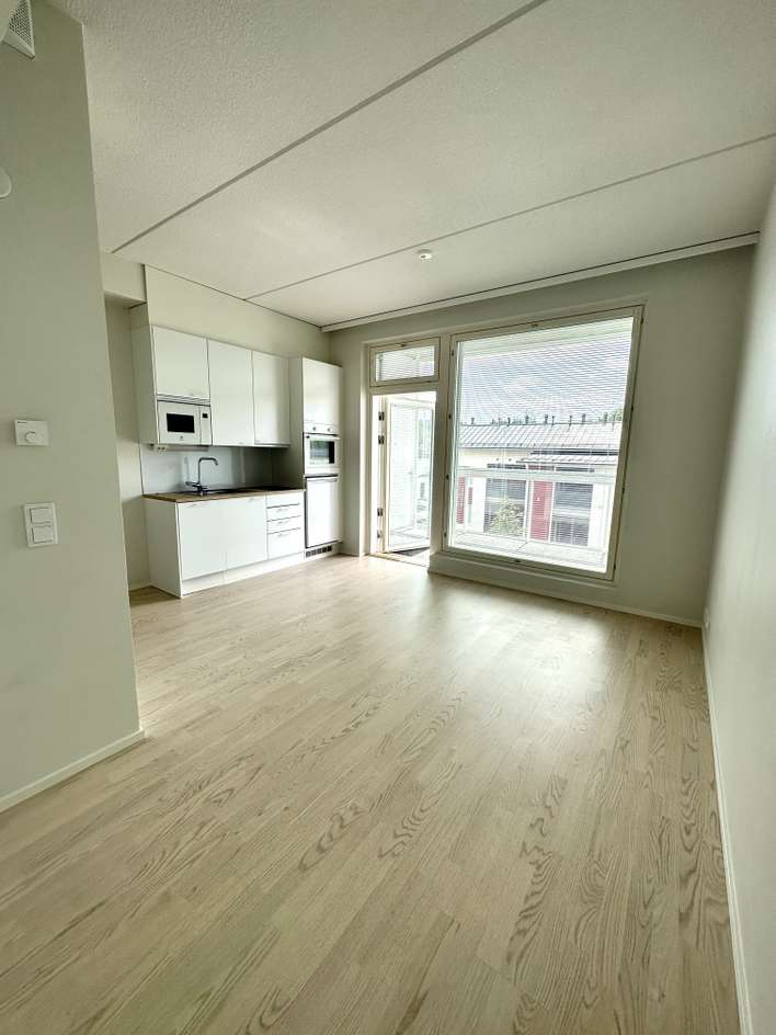 Kerrostalo, 1h + avok + suuri lasitettu parv., 24/33 m², Asola - Näkymä 3