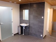 Asukkaiden käytössä oleva taloyhtiön saunaosasto