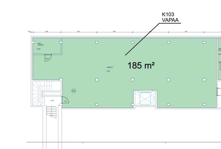 Liiketila, 185 m², Vallila, Helsinki