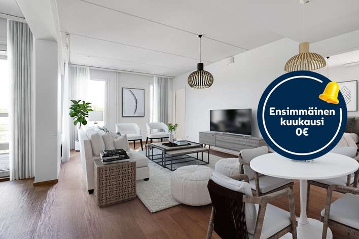 Kerrostalo, 3 H + KT, 62 m², Konala, Helsinki