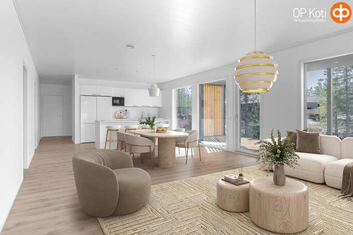Omakotitalo, 4h+avok+kph/wc+s+khh+erill.wc+var+autotalli, 122/185 m², Luonnonmaa, Naantali