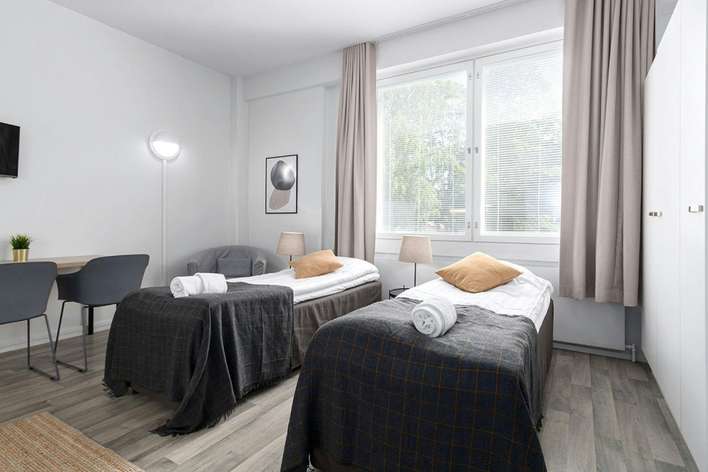 Kerrostalo, 1h+k+kph+2s+wc, 30 m², 3 kaupunginosa, Rauma