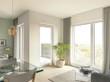 Viitteellinen kuva asunnosta B45, B53 (26,5m2)