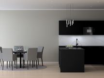 Keittiön havainnekuvaa.