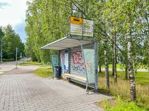 Alueella on hyvä bussiverkosto
