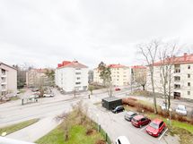 Parvekkeelta näkymät etelään