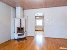 Olohuone varaavalla takalla  digistailattu kuva