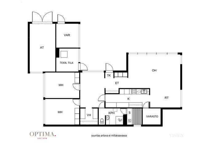 Omakotitalo, 3h+k+aula+kph+s+vh, 100/135 m², Kuni - Näkymä 4