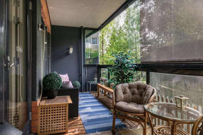 Kerrostalo, 2h+kk+kph+s+lasitettup (yj: 2h+kk+s), 48 m², Viikki, Helsinki