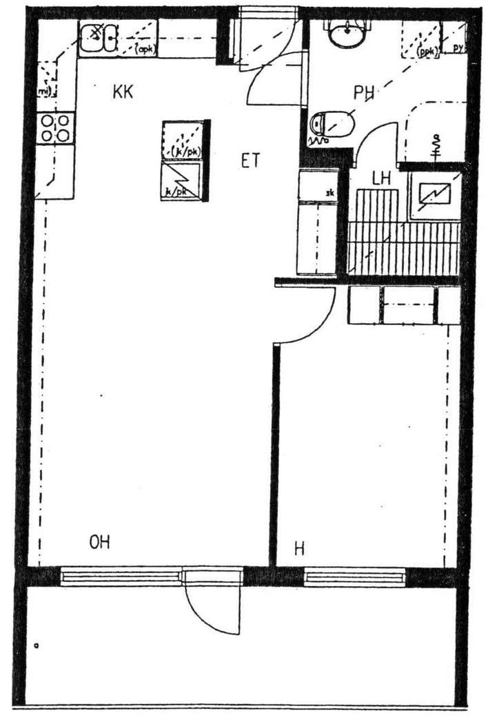 Kerrostalo, 2H+KK+S, 53 m², Matinkylä - Näkymä 2