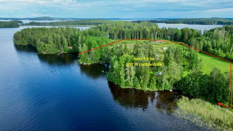 Tontti, 7,40 ha, Virmailansaari - Näkymä 2