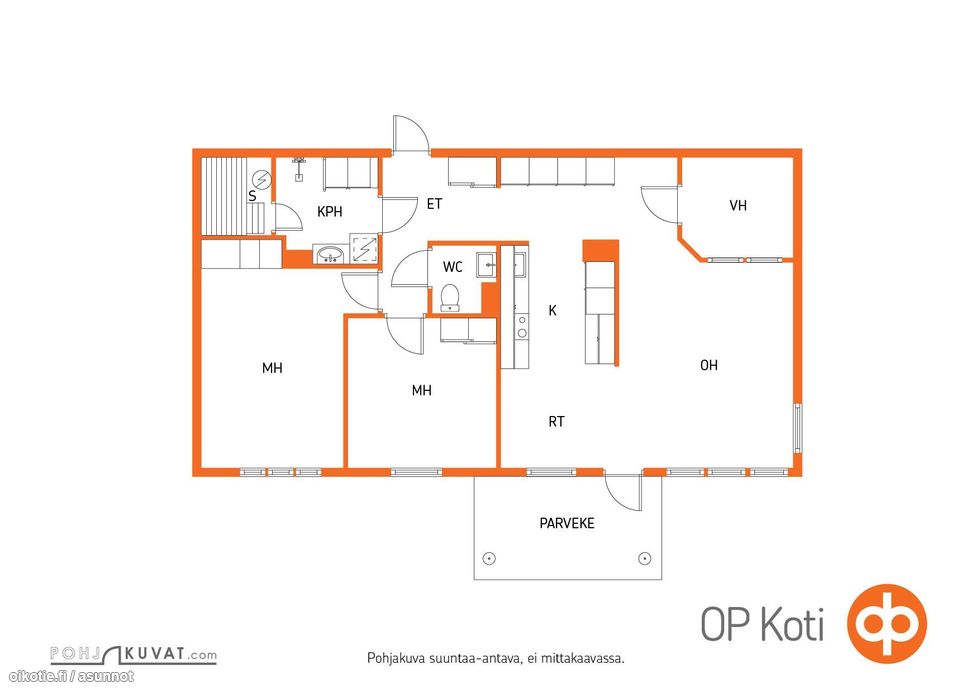 81,5 m² Keihäsniementie 7 A, 33470 Ylöjärvi Kerrostalo 3h myynnissä -  Oikotie 17097064