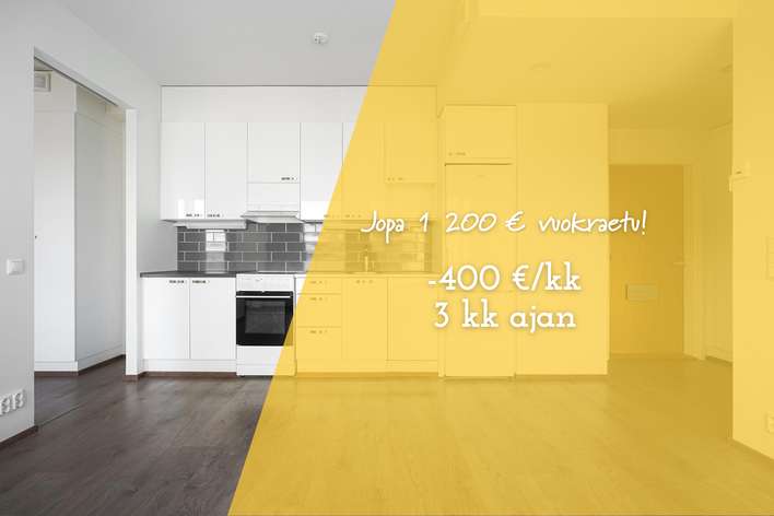 Kerrostalo, 2h+kt, 37 m², Niittykumpu, Espoo