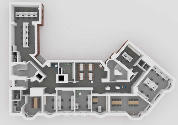 Liiketila, 539 m², Kamppi - Näkymä 3
