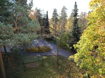 Näkymä parvekkeelta.