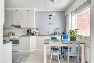 Rivitalo, 3h, k, sauna/kph, erillinen wc, 2 x vh, ulkovarasto, terassi, autokatos, 78,5 m², Annala