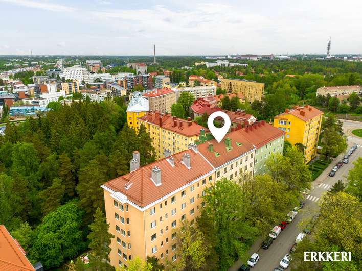Kerrostalo, 1h+kk+kph, 23 m², Meilahti, Helsinki