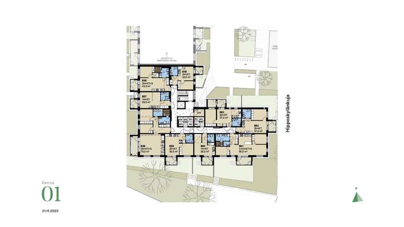 Kerrostalo, 3h+kt+s, 75 m², Kissanmaa - Ansicht 3