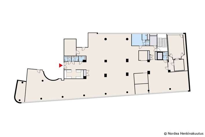 Liiketila, 598 m², Hakaniemi – pohled 4