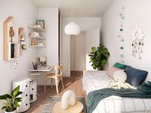 Visualisointikuva Renatan asunnosta B 37, 5h+kt+s, 119,5 m²