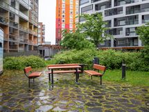 Näkymä sisäpihalta