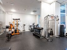 Yhtiön käytössä oleva ilmainen kuntosali