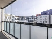 Makuuhuoneiden parveke