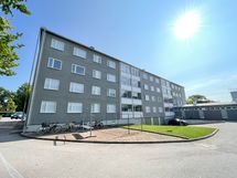 Taloyhtiön sisäpihaa.
