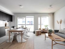 Stailattu malliasunto B3, 3h,+kt+s, 81 m², 2/6. krs,