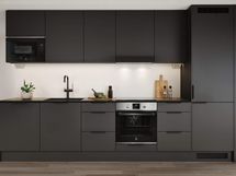 Visualisointi lisähintaisesta keittiötyylistä: Hiili