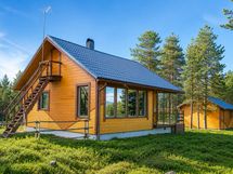 Rakennukset Mustalahden suunnasta