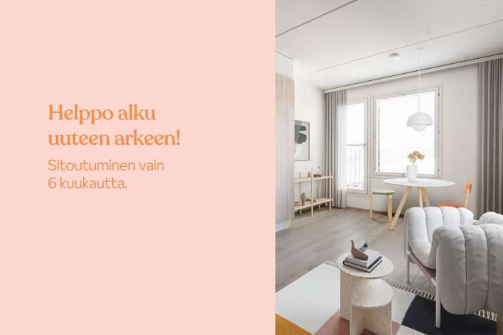 Kerrostalo, 1h+k+kph+r.parv, 26,5 m², Karjasilta, Oulu