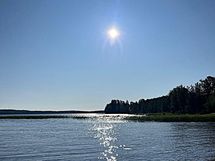 laiturilta kuvaa Päijänteelle, asiakkaan oma kuva