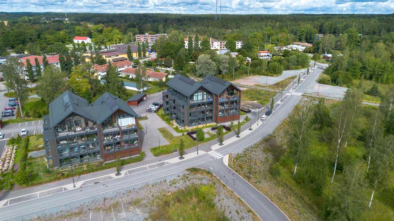 Kerrostalo, Avok./olohuone+3 mh+khh+vh+kph+s+erill.wc suihkulla (yht.järj. 4h+kt+s), 106,1 m², Inkoo - Näkymä 2