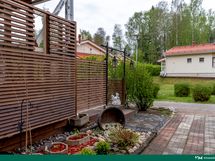 Piha-alue ja istutuksia