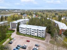 Asuinaluenäkymä kesällä