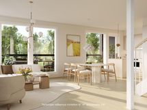 Taiteilijan näkemys rivitalon  97m asunnosta C61