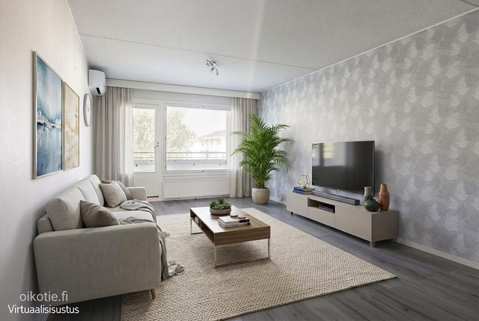 Kerrostalo, 3h+k+kph/wc+vh+lasit.parveke, 80 m², Annala